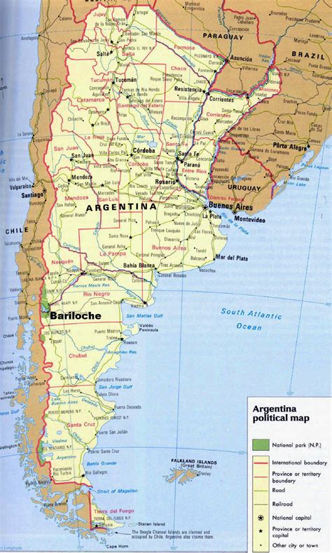 mapa de argentina.